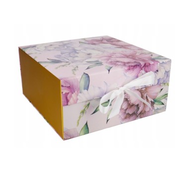 PUDEŁKO SKŁADANE 25X25 CM PIWONIA 8647 A'6