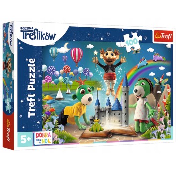 PUZZLE 100 BAJKOWY WIECZÓR Z TREFLIKAMI 16412