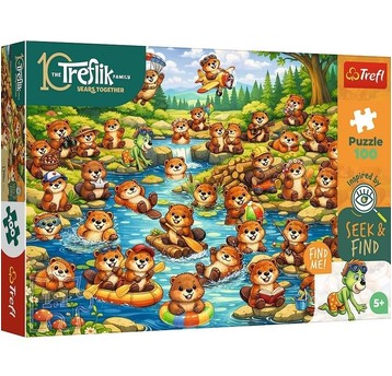 PUZZLE 100 BOBRY W AKCJI 16588