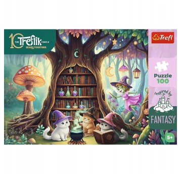 PUZZLE 100 CZARODZIEJSKIE KOCIAKI 16572