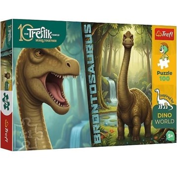 PUZZLE 100 DINO WORLD BRONTOSAURUS 16583