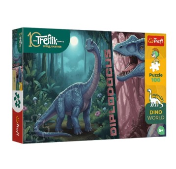 PUZZLE 100 DINO WORLD DIPLODOCUS 16579