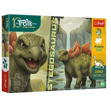 PUZZLE 100 DINO WORLD STEGOSAURUS 16581