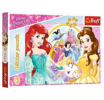 PUZZLE 100 GLITT WSPOMNIENIA BELLI I ARIELKI 14819