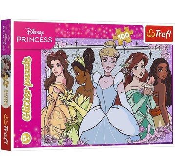 PUZZLE 100 GLITTER BROKATOWE MARZENIA 16610