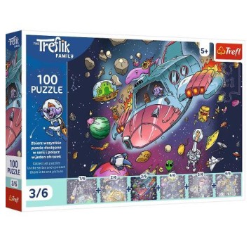 PUZZLE 100 GONDUŚ W RAKIECIE 16543