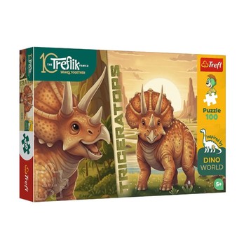 PUZZLE 100 INSPIRED BY DINO WORLD TRICERATOP 16580