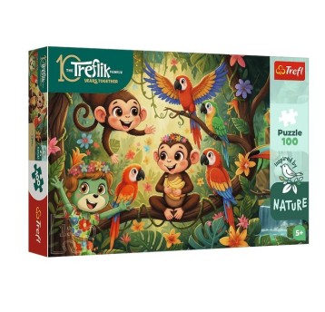 PUZZLE 100 INSPIRED BY NATURE MAŁPKI I PRZY 16570