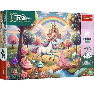 PUZZLE 100 JEDNOROŻEC W SŁODYCZOLANDII 16574