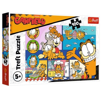 PUZZLE 100 LENIWY GARFIELD 16521
