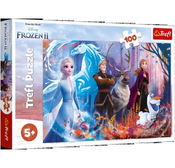PUZZLE 100 MAGIA KRAINA LODU/DISNEY FROZEN 2 16366