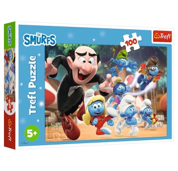 PUZZLE 100 NAUKI PAPY SMERFA 16481