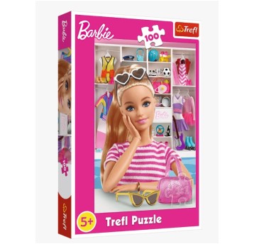 PUZZLE 100 POZNAJ BARBIE 16458