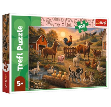 PUZZLE 100 PRZYJACIELE ZE WSI 16609