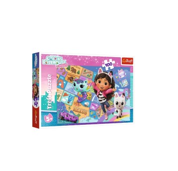 PUZZLE 100 PRZYJAŹŃ W KOCIM DOMKU 16515