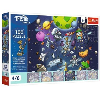 PUZZLE 100 ROBOBOT W KOSMOSIE 16544