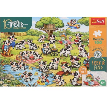 PUZZLE 100 ŚWIAT KRÓWEK 16584