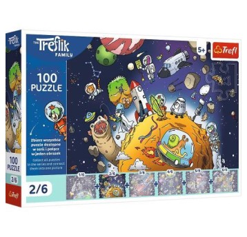 PUZZLE 100 TREFLIK W KOSMOSIE 16542