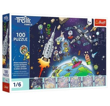 PUZZLE 100 TREFLINKA W KOSMOSIE 16541