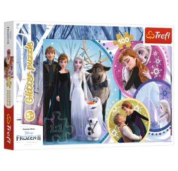 PUZZLE 100 W BLASKU MIŁOŚCI 'GLITTER' 14817