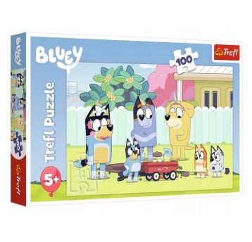 PUZZLE 100 WESOŁY ŚWIAT BLUEY 16471