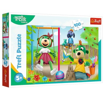 PUZZLE 100 ZABAWNE TREFLIKI 16422