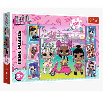 PUZZLE 100 ZDJĘCIA LALECZEK/MGA LOL SUPRISE! 16443