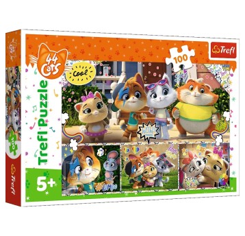 PUZZLE 100 ZGRANA EKIPA PRZYJACIÓŁ/44 CATS 16442