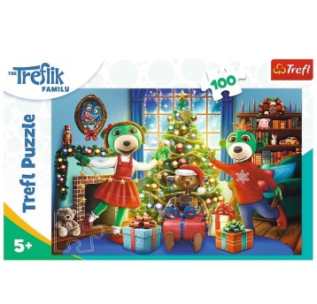 PUZZLE 100 ZIMOWE TREFLIKI 16459