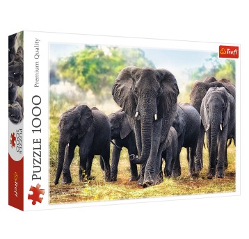PUZZLE 1000 AFRYKAŃSKIE SŁONIE 10442