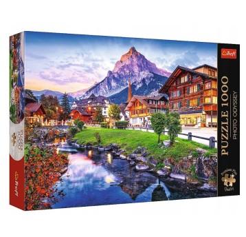 PUZZLE 1000 ALPEJSKIE MIASTECZKO SZWAJCARIA 10854