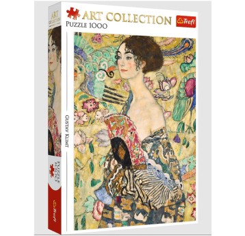 PUZZLE 1000 ART COLLECTION DAMA Z WACHLARZEM 10925
