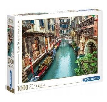 PUZZLE 1000 CLEMENTONI WENECJA KANAŁ WODNY 4586