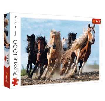 PUZZLE 1000 GALOPUJĄCE KONIE 10446