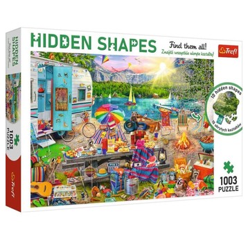 PUZZLE 1000 HIDDEN SHAPES WYCIECZKA KAMPEREM 10677