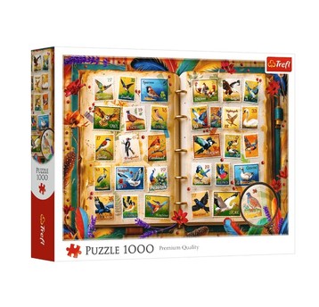 PUZZLE 1000 KOLEKCJA ZNACZKÓW-ATLAS PTAKÓW 10979