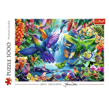PUZZLE 1000 KOLIBRY W TROPIKACH 10880