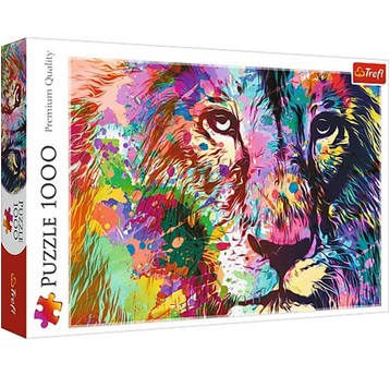 PUZZLE 1000 KOLOROWY LEW 10707