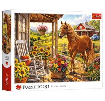PUZZLE 1000 KOŃ NA FARMIE 10991