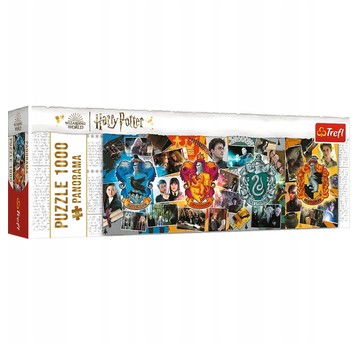 PUZZLE 1000 PANORAMA CZTERY DOMY HOGWARTU 29051