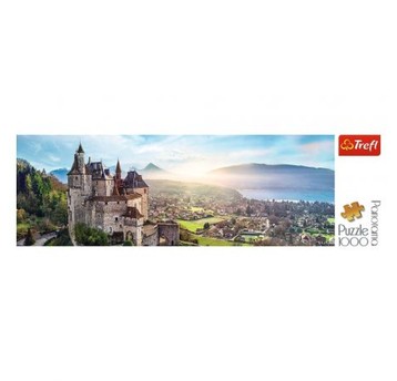 PUZZLE 1000 PANORAMA ZAMEK MENTHON FRANCJA 29055