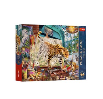 PUZZLE 1000 PREMIUM LAMPARTY W PRACOWNI MALARSKIEJ