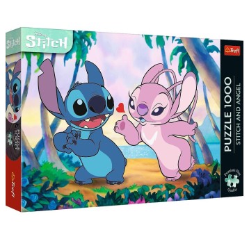 PUZZLE 1000 PREMIUM PLUS STITCH I ANGEL 12079