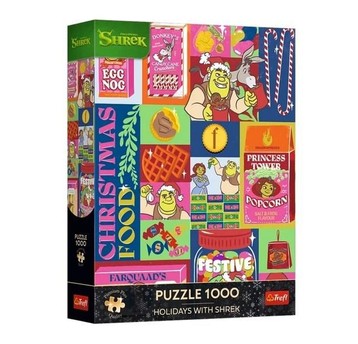 PUZZLE 1000 PREMIUM ŚWIĘTA ZE SHREKIEM 12166