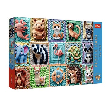 PUZZLE 1000 PREMIUM SZYDEŁKOWE ZWIERZĄTKA 12093