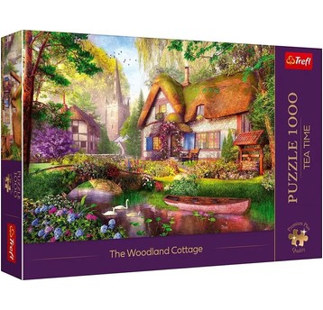 PUZZLE 1000 PREMIUM UROCZA CHATKA W LESIE 10804