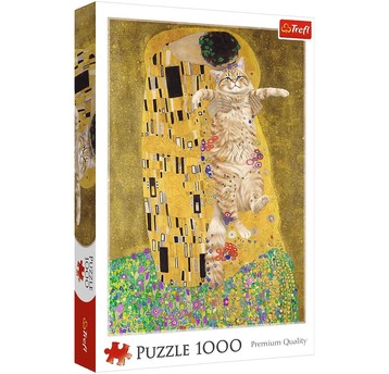 PUZZLE 1000 PURRFEKCYJNY POCAŁUNEK 10962