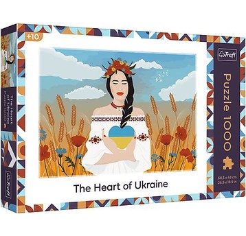 PUZZLE 1000 SERCE UKRAINY 10735
