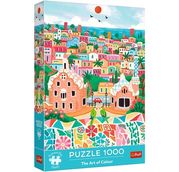 PUZZLE 1000 THE ART OF COLOUR BARECELONA 10894