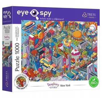 PUZZLE 1000 UFT IMAGINARY CITIES: NEW YORK 10708